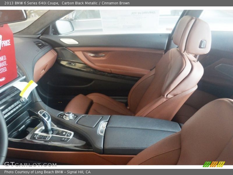 Carbon Black Metallic / Cinnamon Brown 2013 BMW 6 Series 640i Coupe