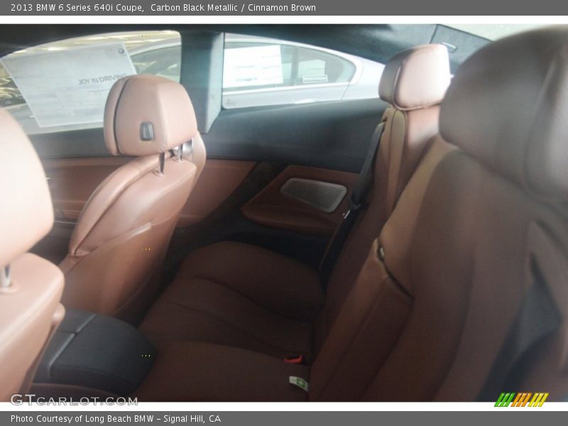 Carbon Black Metallic / Cinnamon Brown 2013 BMW 6 Series 640i Coupe