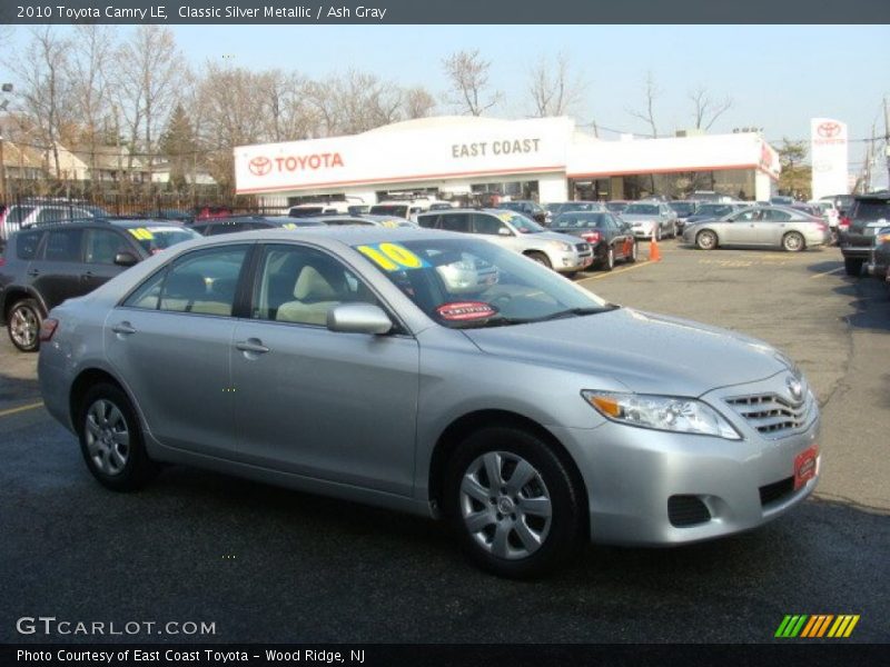 Classic Silver Metallic / Ash Gray 2010 Toyota Camry LE