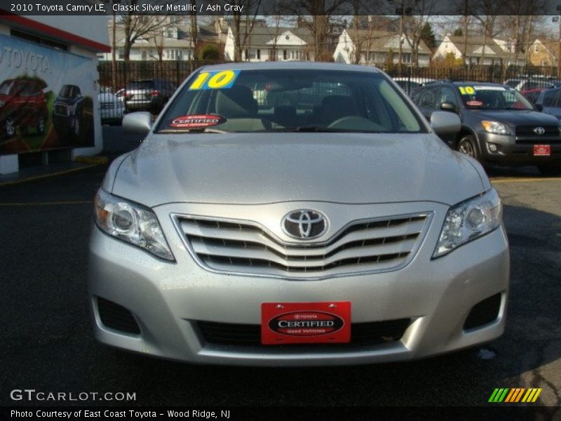 Classic Silver Metallic / Ash Gray 2010 Toyota Camry LE