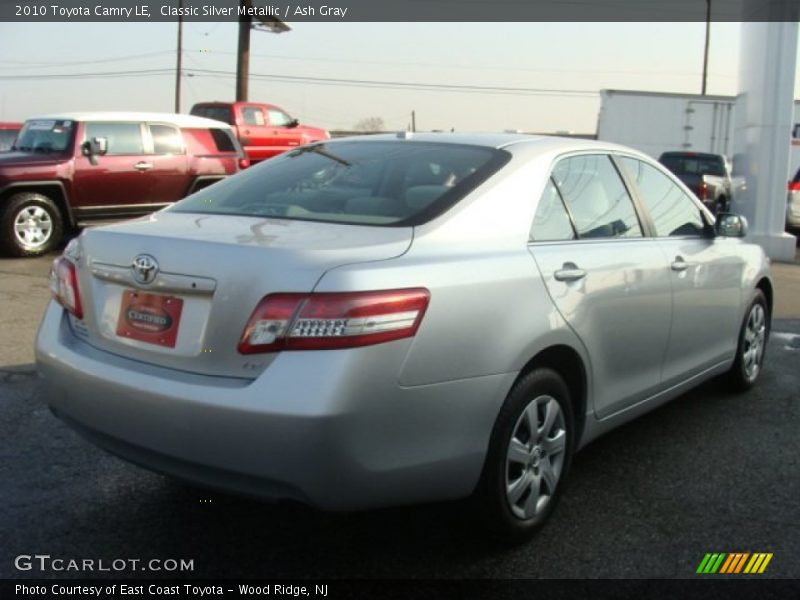 Classic Silver Metallic / Ash Gray 2010 Toyota Camry LE