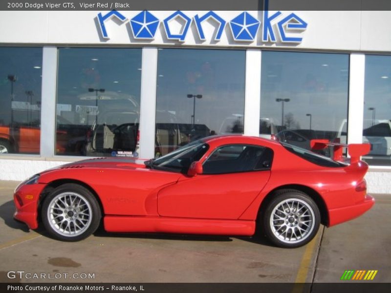 Viper Red / Black 2000 Dodge Viper GTS