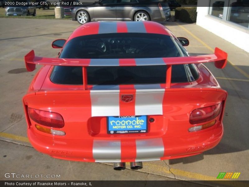 Viper Red / Black 2000 Dodge Viper GTS