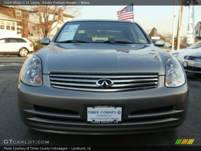 Desert Platinum Metallic / Willow 2004 Infiniti G 35 Sedan