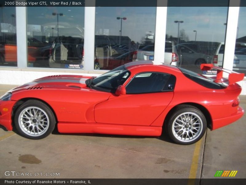 Viper Red / Black 2000 Dodge Viper GTS