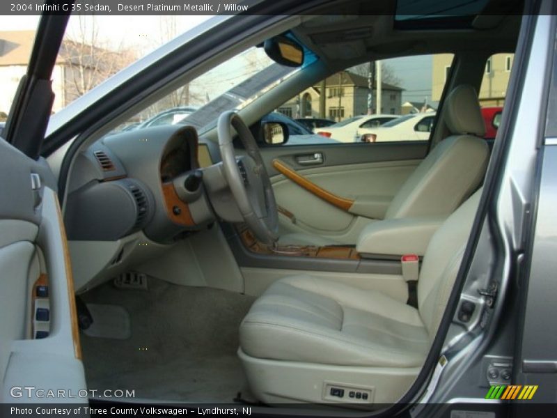 Desert Platinum Metallic / Willow 2004 Infiniti G 35 Sedan