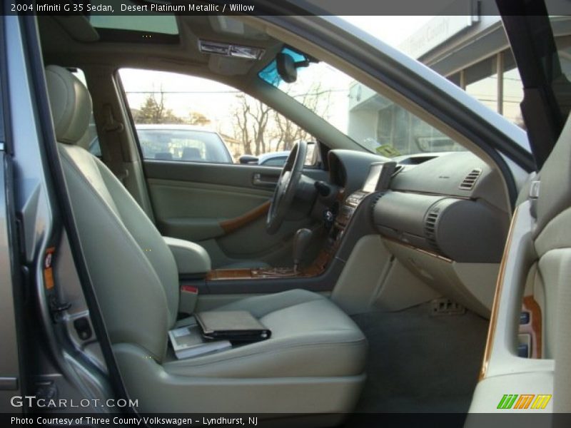 Desert Platinum Metallic / Willow 2004 Infiniti G 35 Sedan