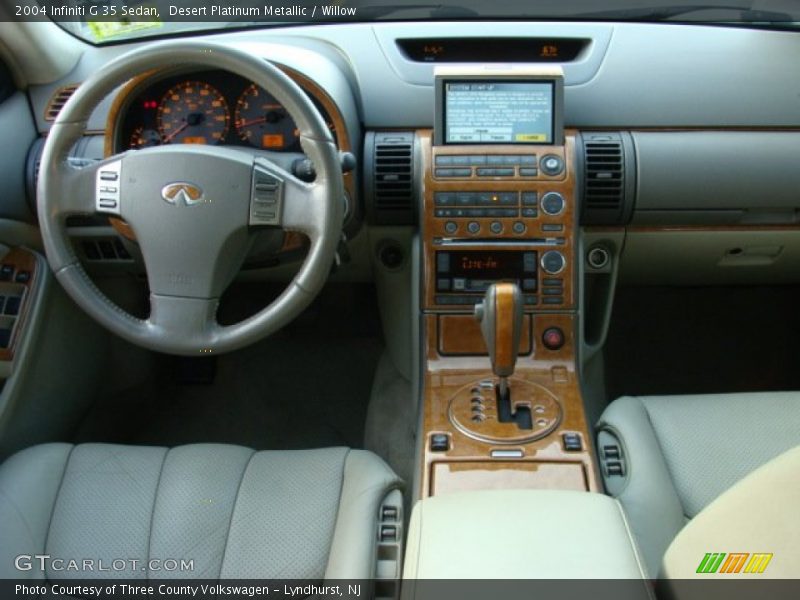 Desert Platinum Metallic / Willow 2004 Infiniti G 35 Sedan