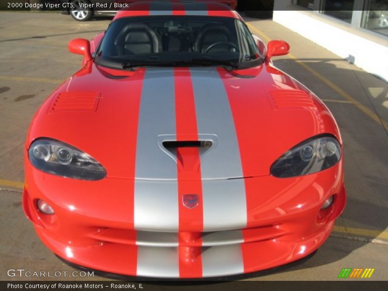 Viper Red / Black 2000 Dodge Viper GTS