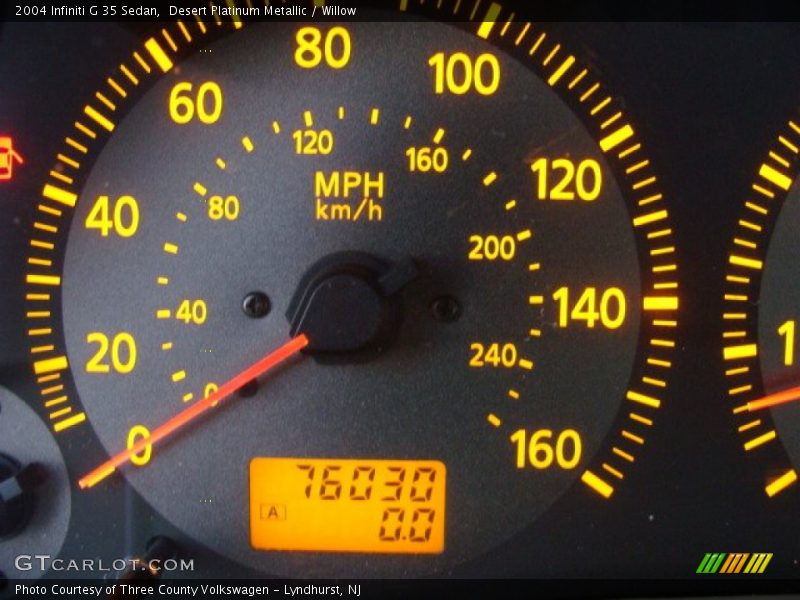 Desert Platinum Metallic / Willow 2004 Infiniti G 35 Sedan