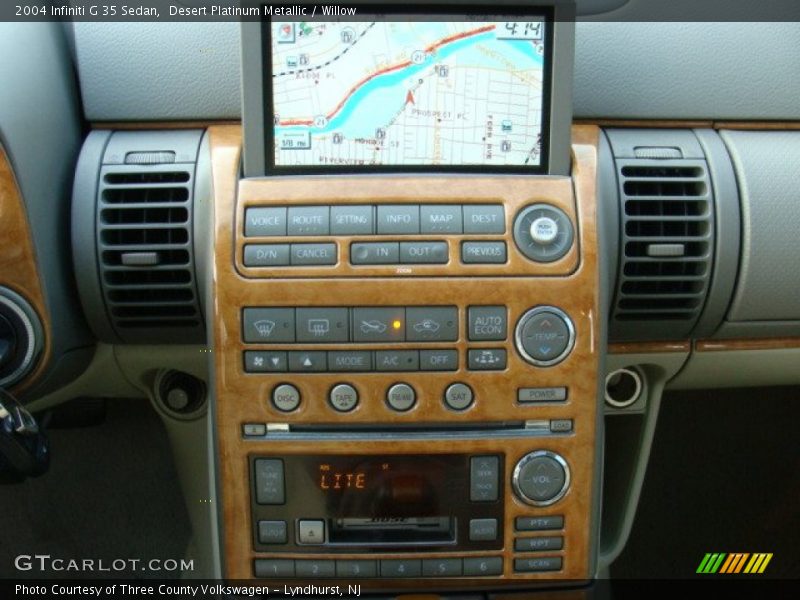 Desert Platinum Metallic / Willow 2004 Infiniti G 35 Sedan