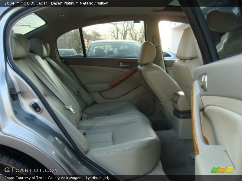 Desert Platinum Metallic / Willow 2004 Infiniti G 35 Sedan