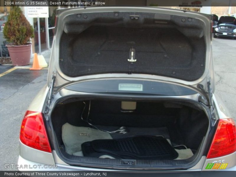 Desert Platinum Metallic / Willow 2004 Infiniti G 35 Sedan