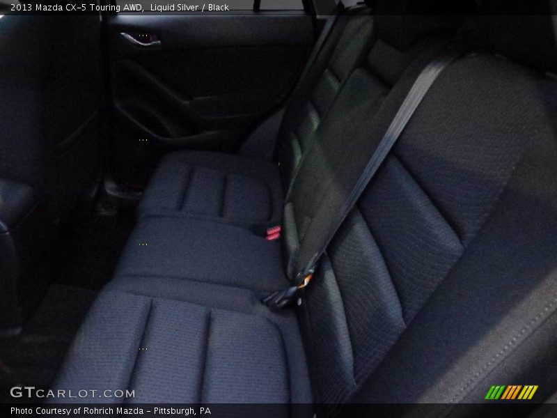 Liquid Silver / Black 2013 Mazda CX-5 Touring AWD