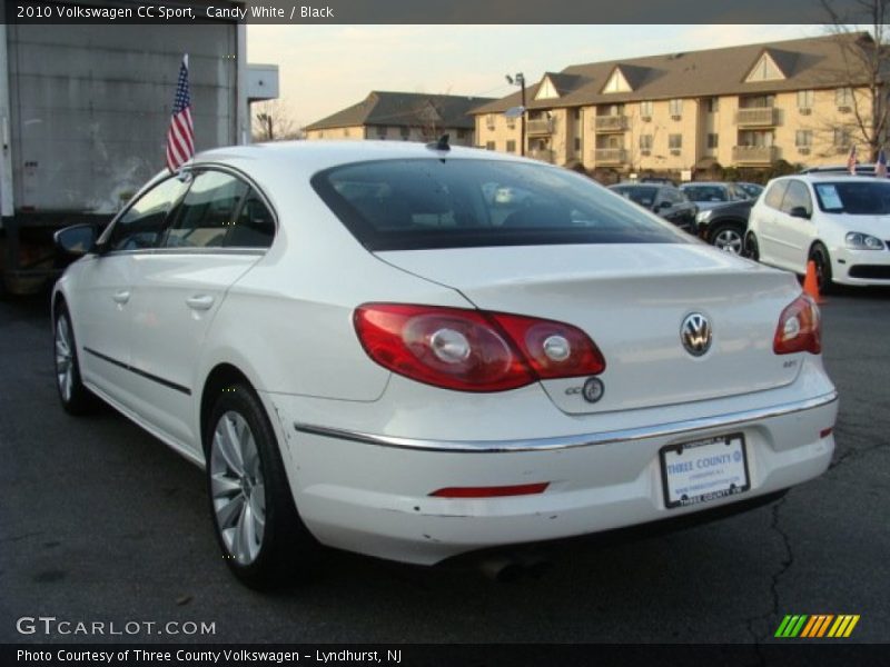 Candy White / Black 2010 Volkswagen CC Sport