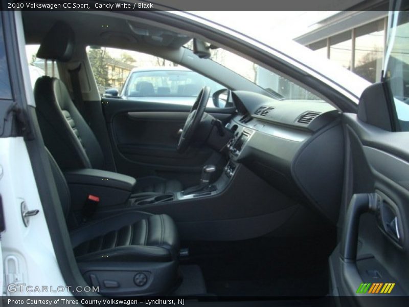 Candy White / Black 2010 Volkswagen CC Sport