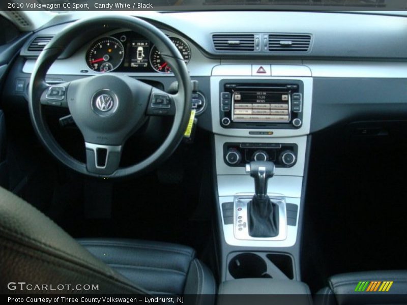 Candy White / Black 2010 Volkswagen CC Sport