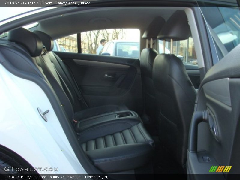 Candy White / Black 2010 Volkswagen CC Sport
