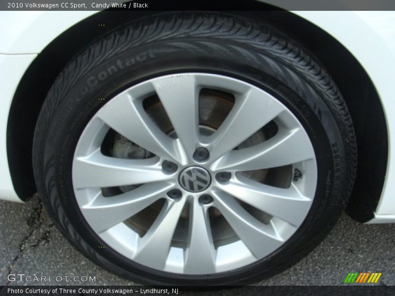 Candy White / Black 2010 Volkswagen CC Sport