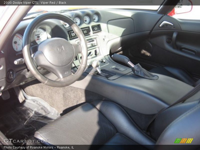 Black Interior - 2000 Viper GTS 