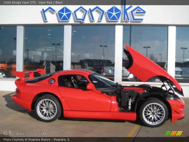 Viper Red / Black 2000 Dodge Viper GTS