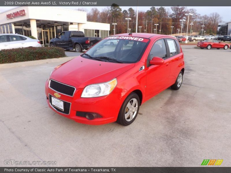 Victory Red / Charcoal 2009 Chevrolet Aveo Aveo5 LS