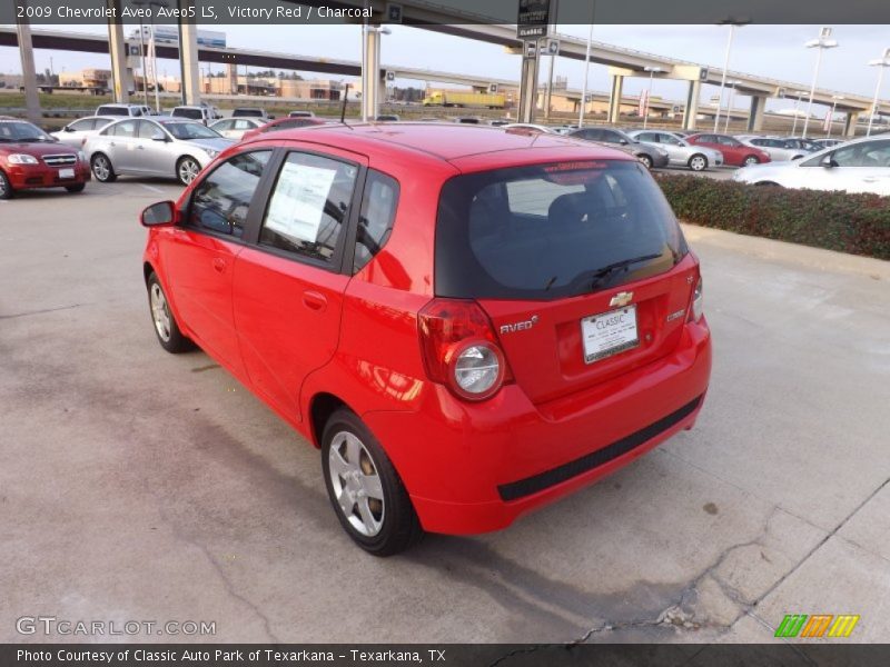 Victory Red / Charcoal 2009 Chevrolet Aveo Aveo5 LS