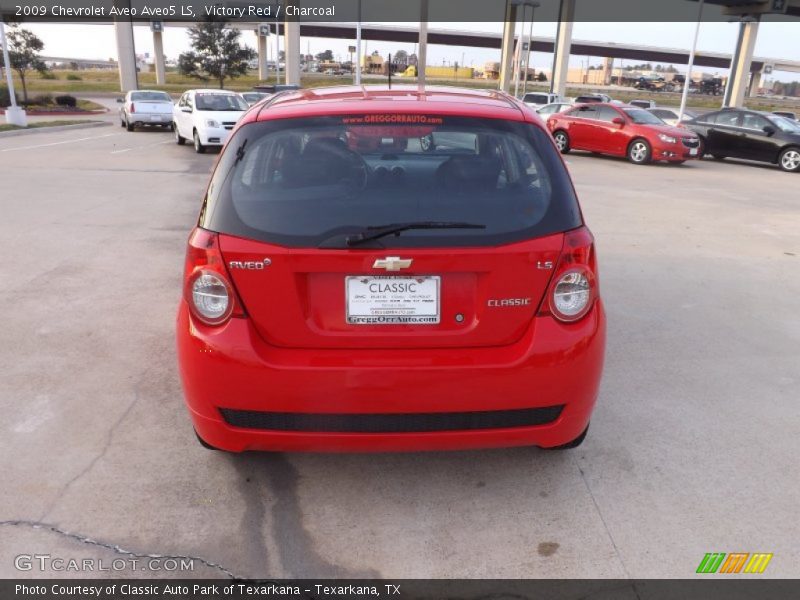 Victory Red / Charcoal 2009 Chevrolet Aveo Aveo5 LS