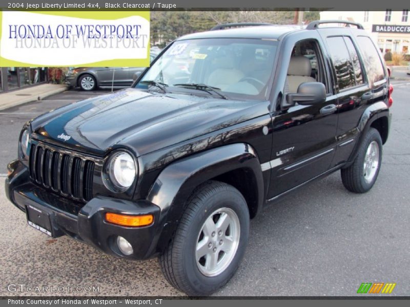 Black Clearcoat / Taupe 2004 Jeep Liberty Limited 4x4