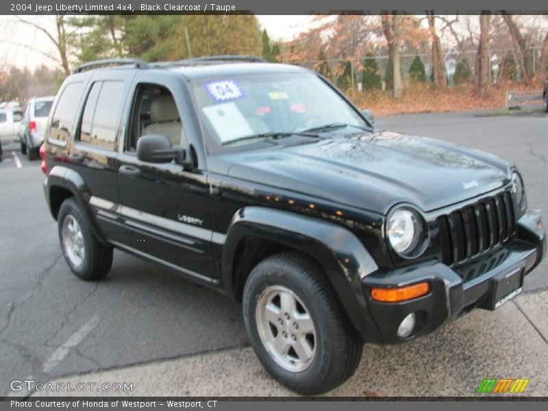Black Clearcoat / Taupe 2004 Jeep Liberty Limited 4x4