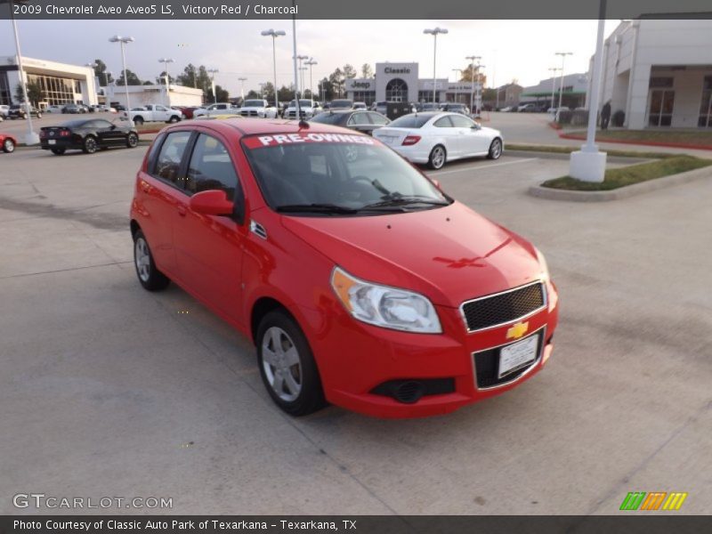 Victory Red / Charcoal 2009 Chevrolet Aveo Aveo5 LS