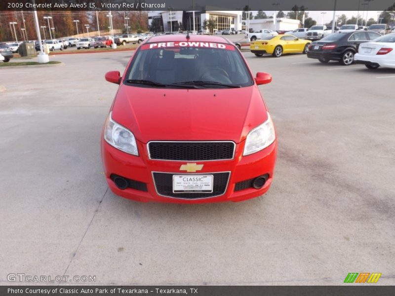Victory Red / Charcoal 2009 Chevrolet Aveo Aveo5 LS