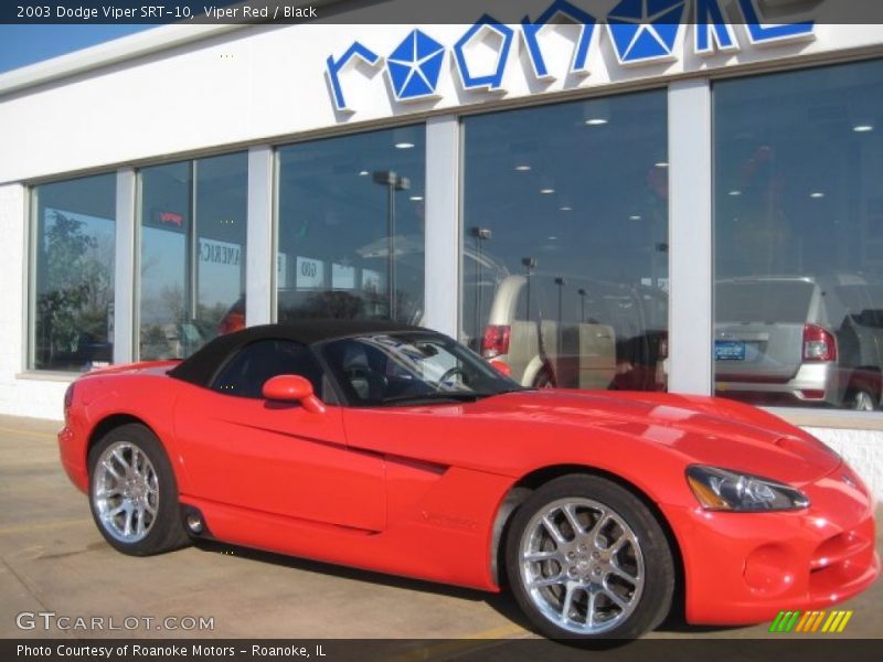 Viper Red / Black 2003 Dodge Viper SRT-10