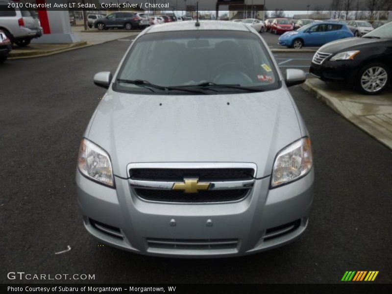 Cosmic Silver / Charcoal 2010 Chevrolet Aveo LT Sedan