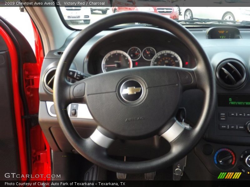 Victory Red / Charcoal 2009 Chevrolet Aveo Aveo5 LS