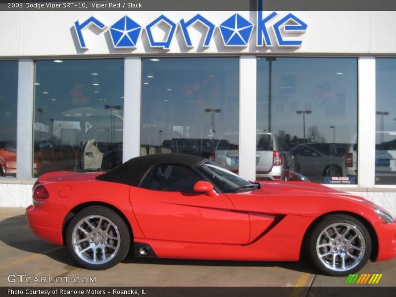 Viper Red / Black 2003 Dodge Viper SRT-10