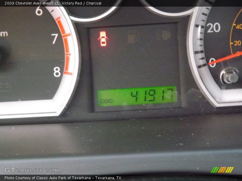 Victory Red / Charcoal 2009 Chevrolet Aveo Aveo5 LS