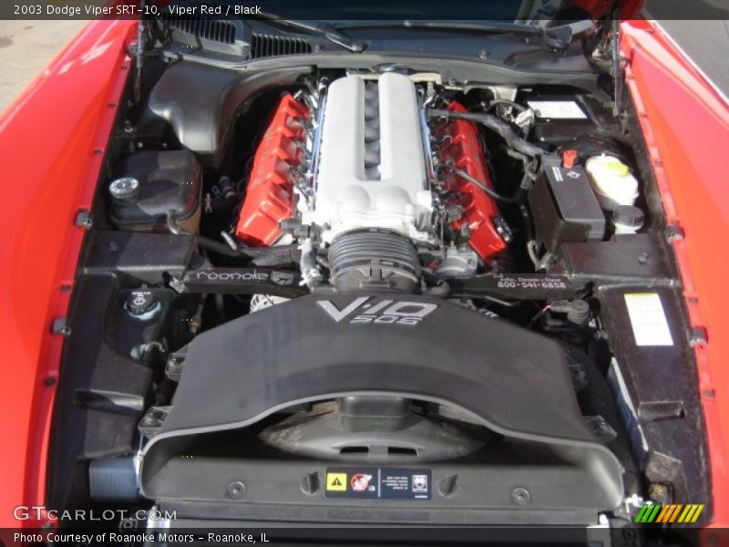  2003 Viper SRT-10 Engine - 8.3 Liter OHV 20-Valve V10