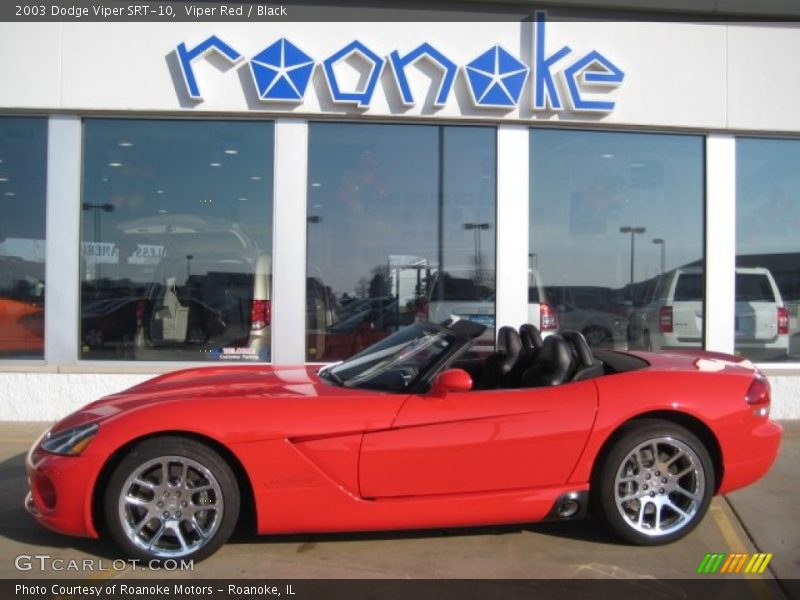 Viper Red / Black 2003 Dodge Viper SRT-10