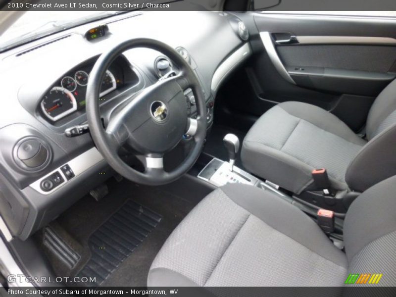 Cosmic Silver / Charcoal 2010 Chevrolet Aveo LT Sedan