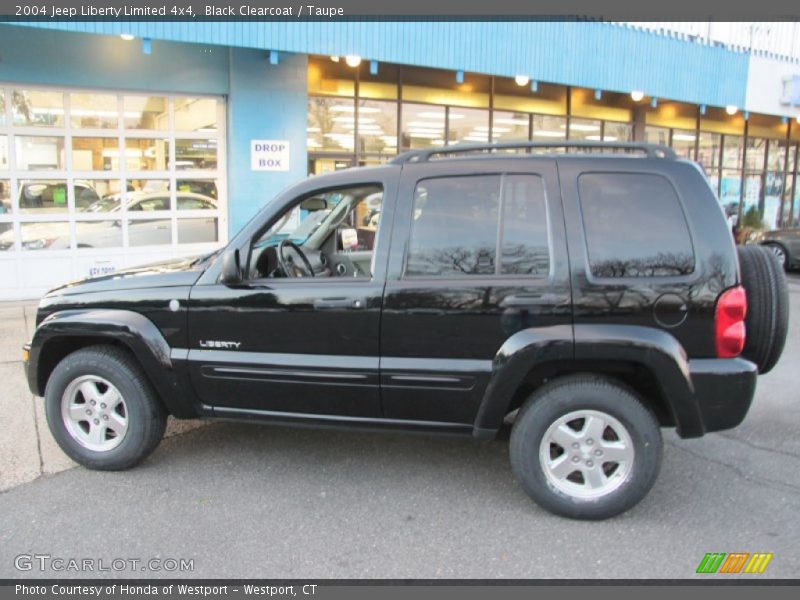 Black Clearcoat / Taupe 2004 Jeep Liberty Limited 4x4