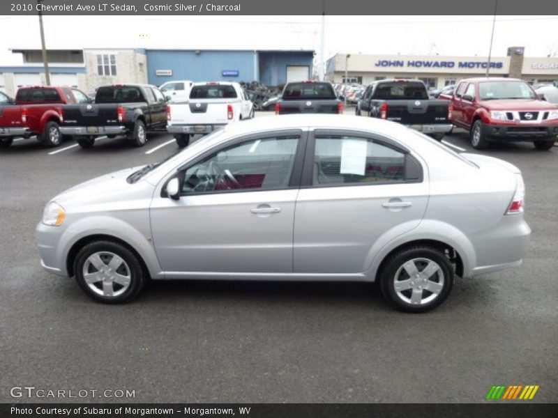 Cosmic Silver / Charcoal 2010 Chevrolet Aveo LT Sedan