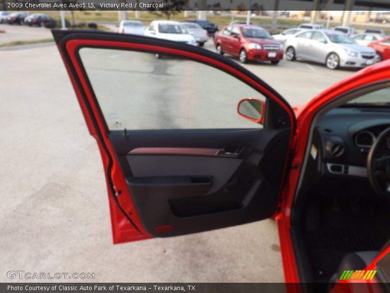 Victory Red / Charcoal 2009 Chevrolet Aveo Aveo5 LS