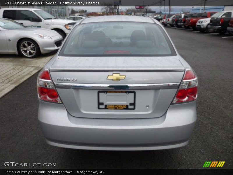 Cosmic Silver / Charcoal 2010 Chevrolet Aveo LT Sedan