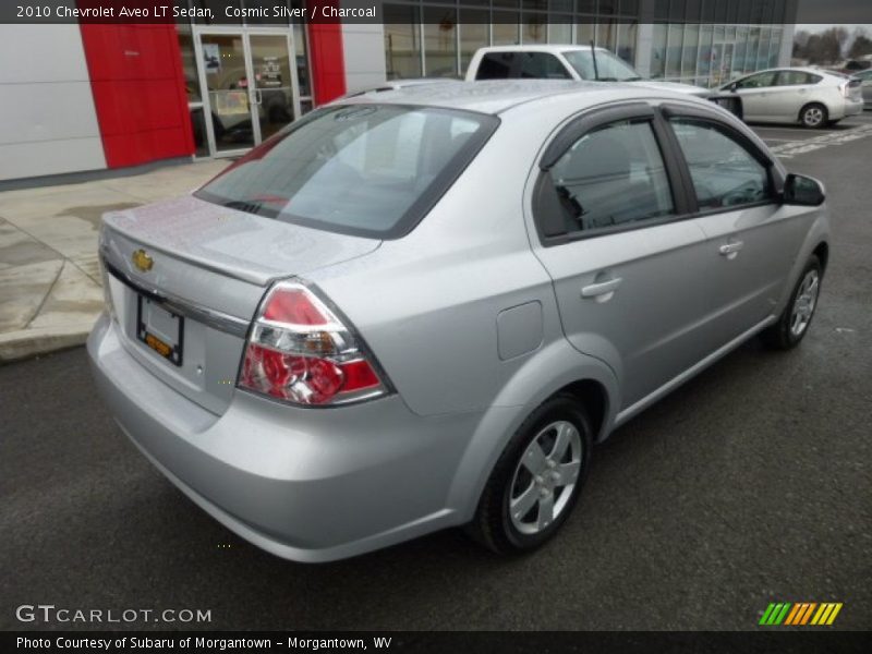 Cosmic Silver / Charcoal 2010 Chevrolet Aveo LT Sedan