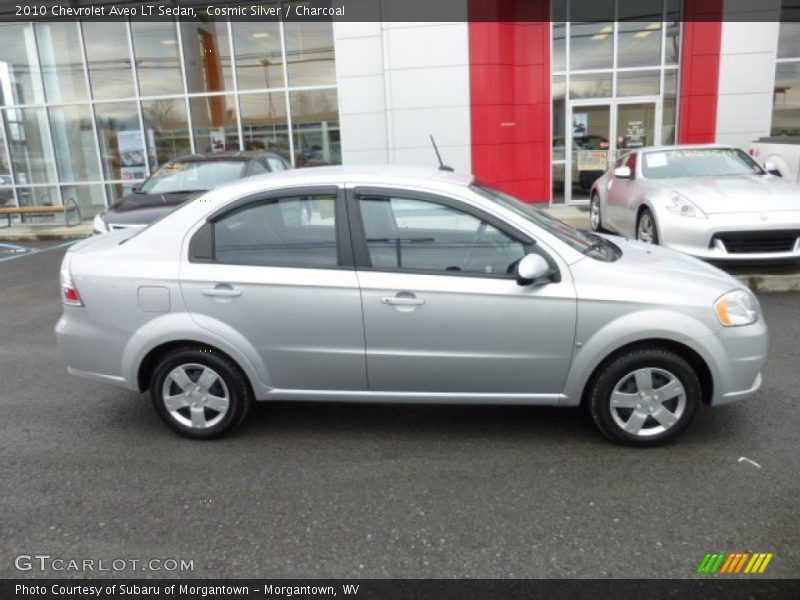 Cosmic Silver / Charcoal 2010 Chevrolet Aveo LT Sedan