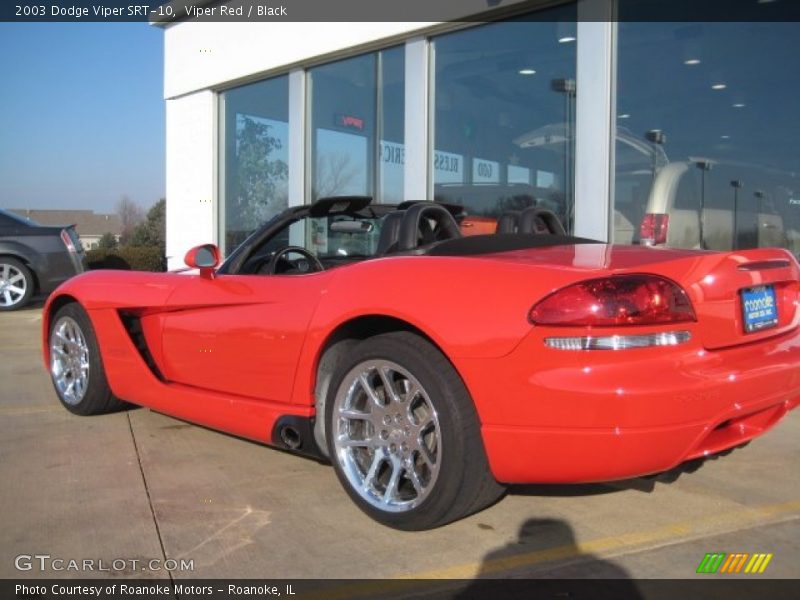 Viper Red / Black 2003 Dodge Viper SRT-10