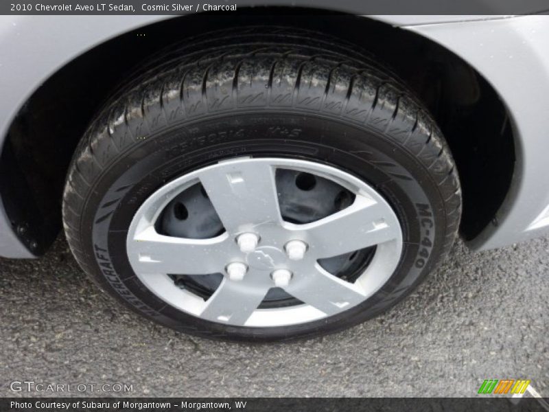 Cosmic Silver / Charcoal 2010 Chevrolet Aveo LT Sedan