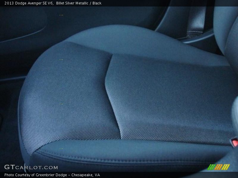 Billet Silver Metallic / Black 2013 Dodge Avenger SE V6