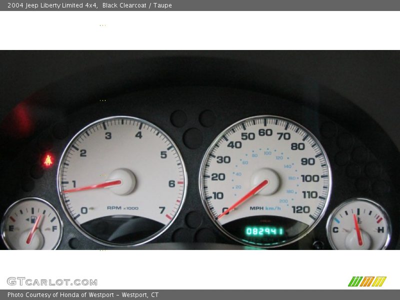 Black Clearcoat / Taupe 2004 Jeep Liberty Limited 4x4